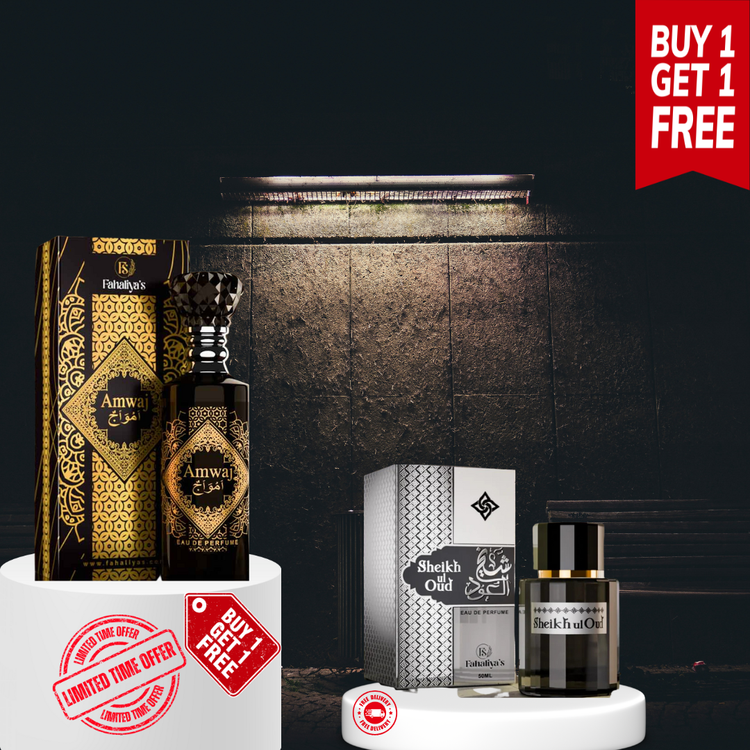 Sheikh Ul Oud / Amwaj | Premium Perfume | 50ml BUY ONE GET ONE FREE